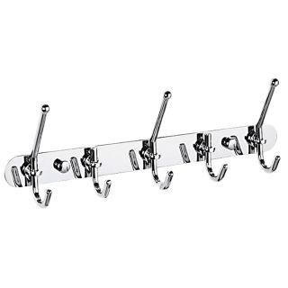 Планка с 5-ю крючками  Frap F201-5 хром